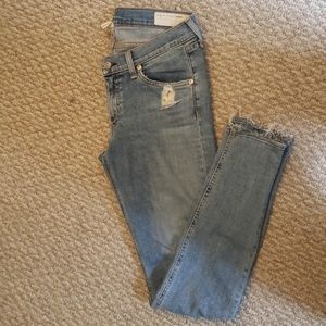Rag & Bone distressed skinny jeans